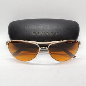 NEW OAKLEY USA Vintage DAISY CHAIN OO062-08 Aviator Gold Brown Sunglasses 139 mm